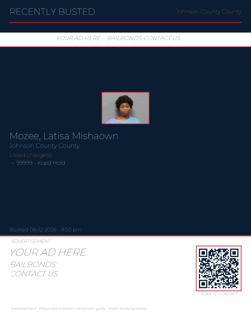 Arrest report — MOZEE, LATISA MISHAOWN