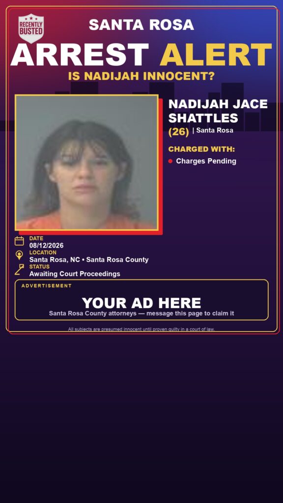 Arrest report — Nadijah Jace Shattles