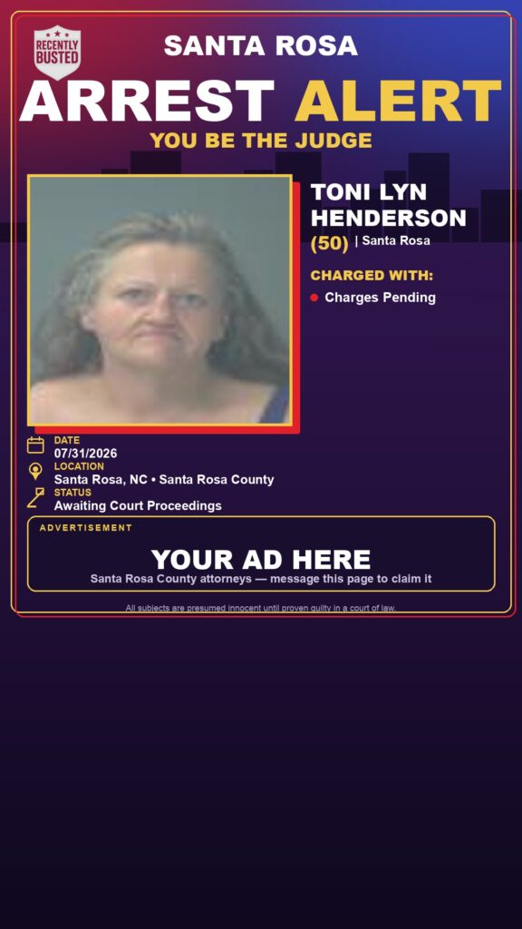 Booking photo of Toni Lyn Henderson