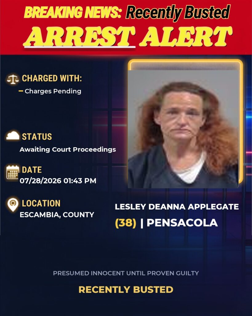 Arrest report — Lesley Deanna Applegate