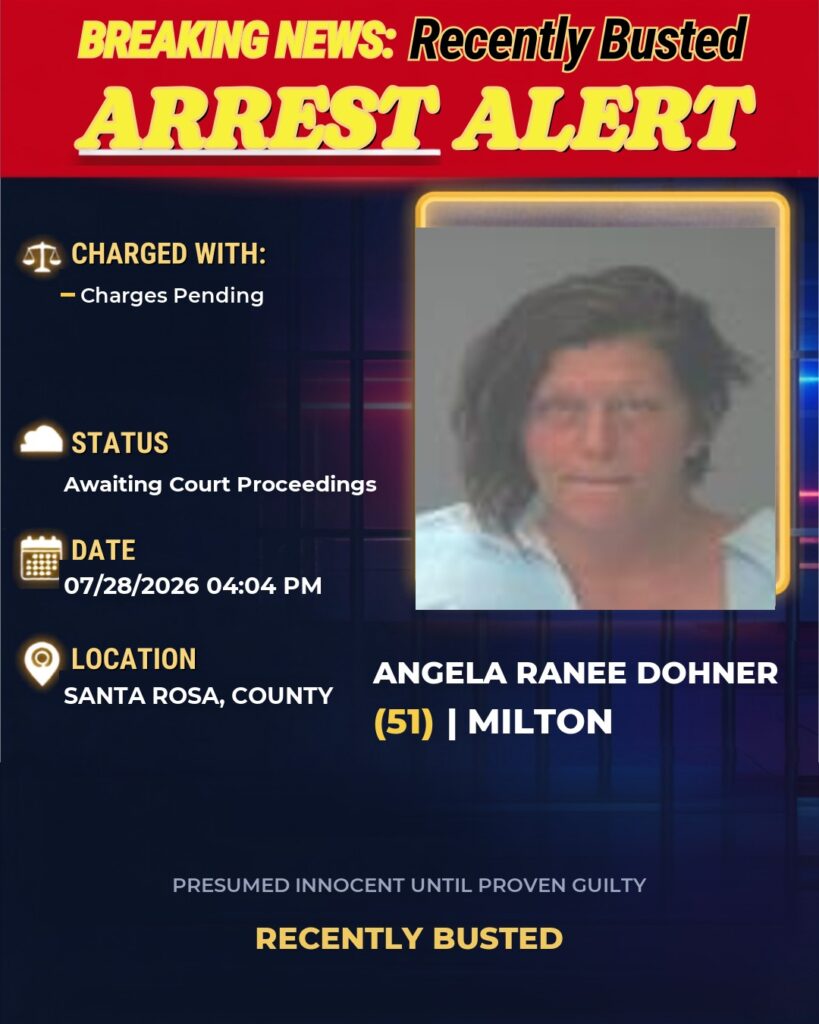 Arrest report — Angela Ranee Dohner