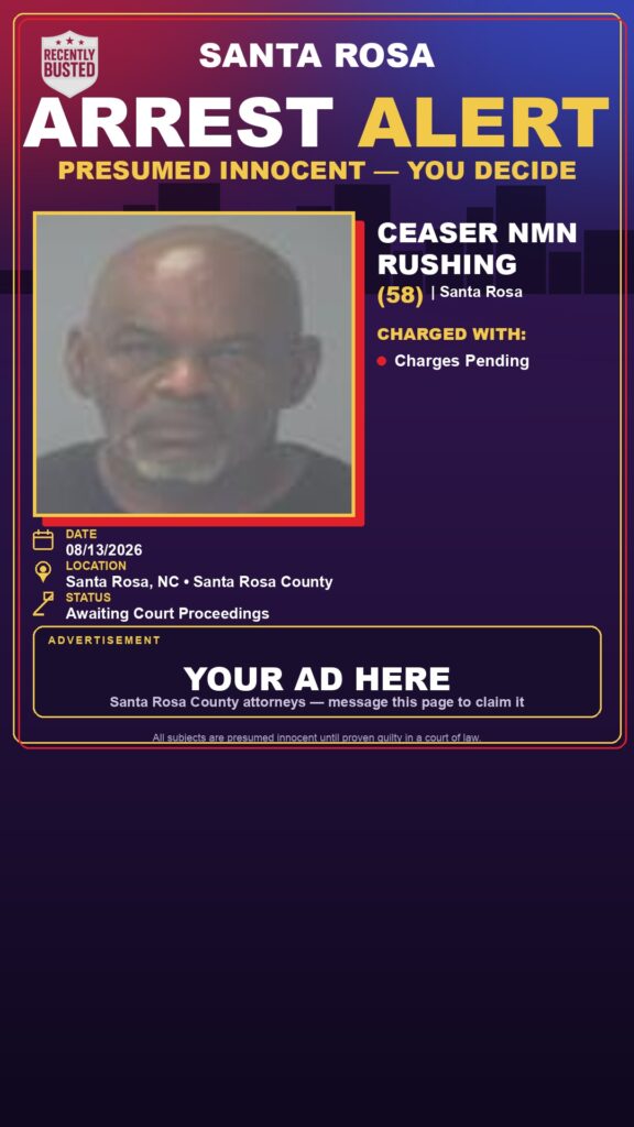 Arrest report - Ceaser Nmn Rushing
