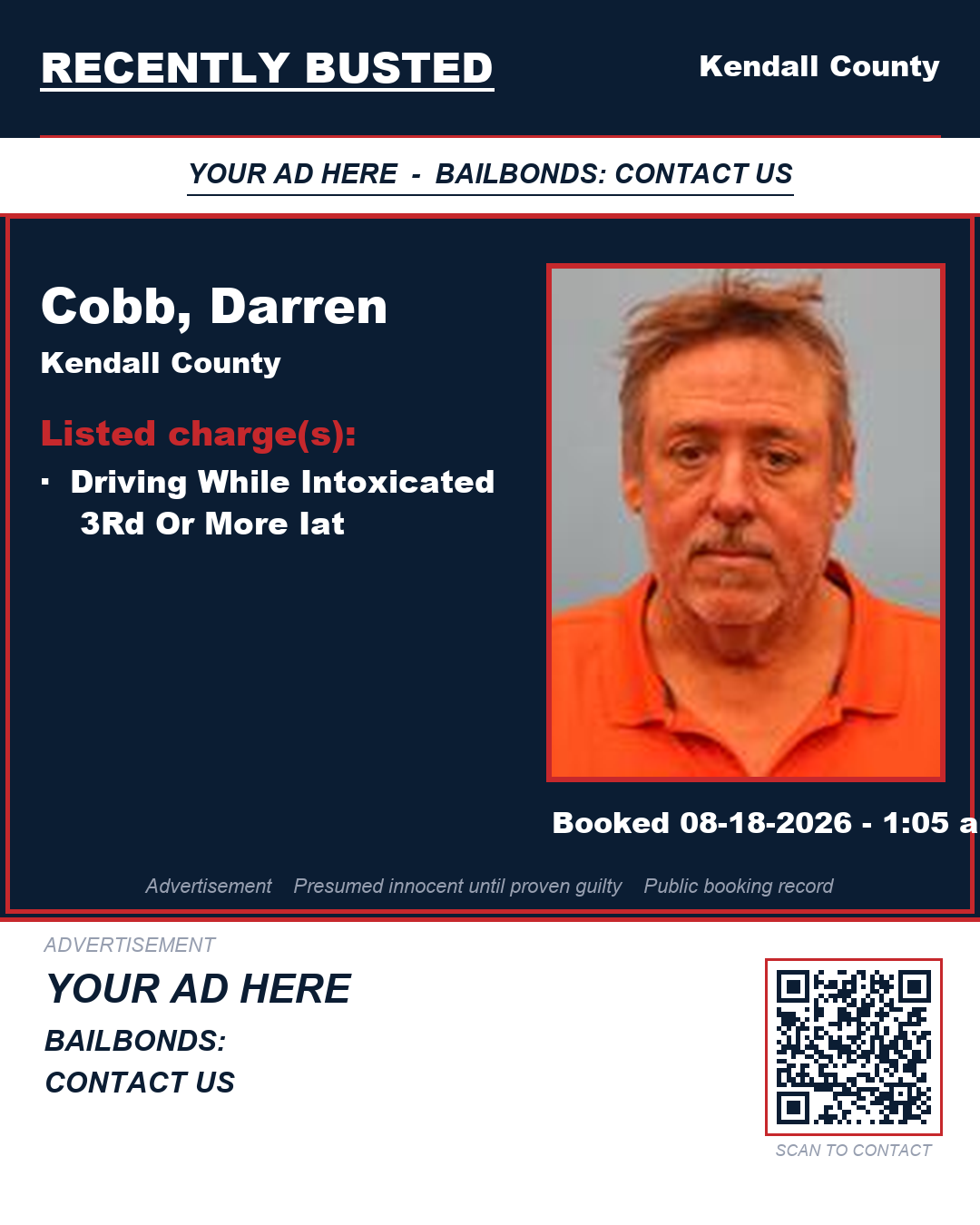 Arrest report - Cobb, Darren