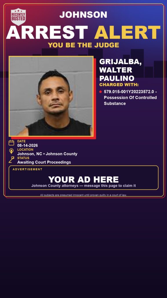 Arrest report — GRIJALBA, WALTER PAULINO