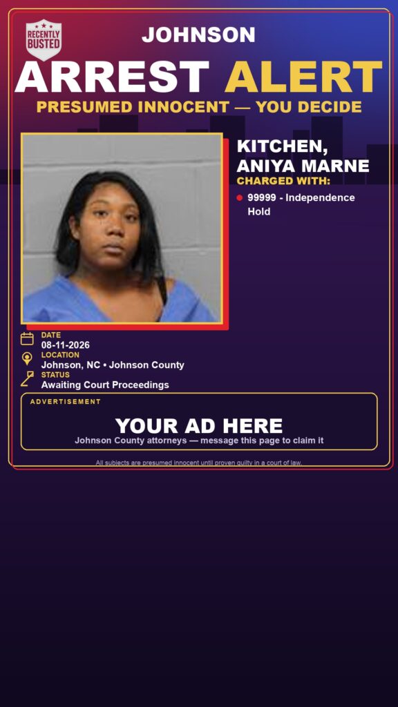 Arrest report — KITCHEN, ANIYA MARNE