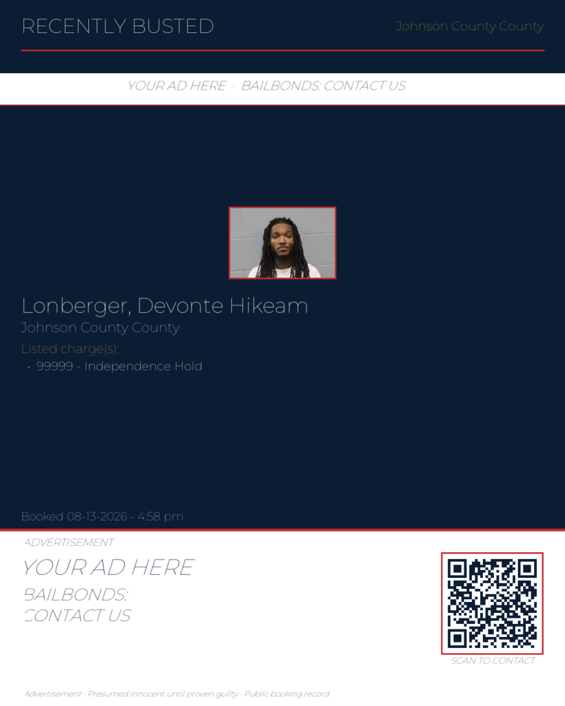 Arrest report — LONBERGER, DEVONTE HIKEAM