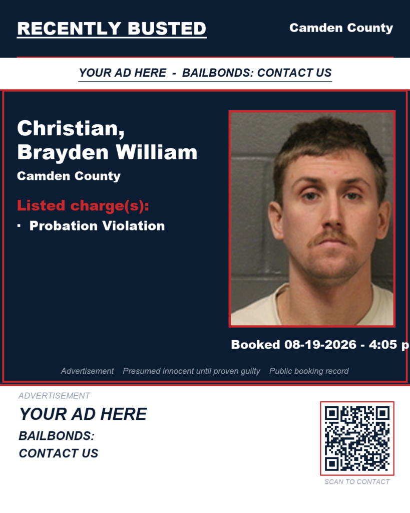 Arrest report — Christian, Brayden William