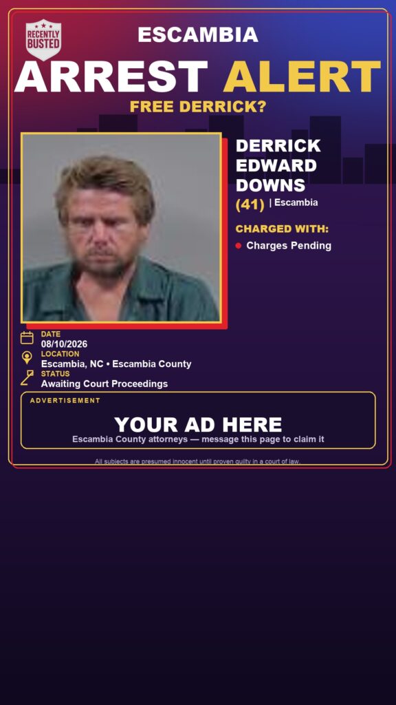 Arrest report — Derrick Edward Downs