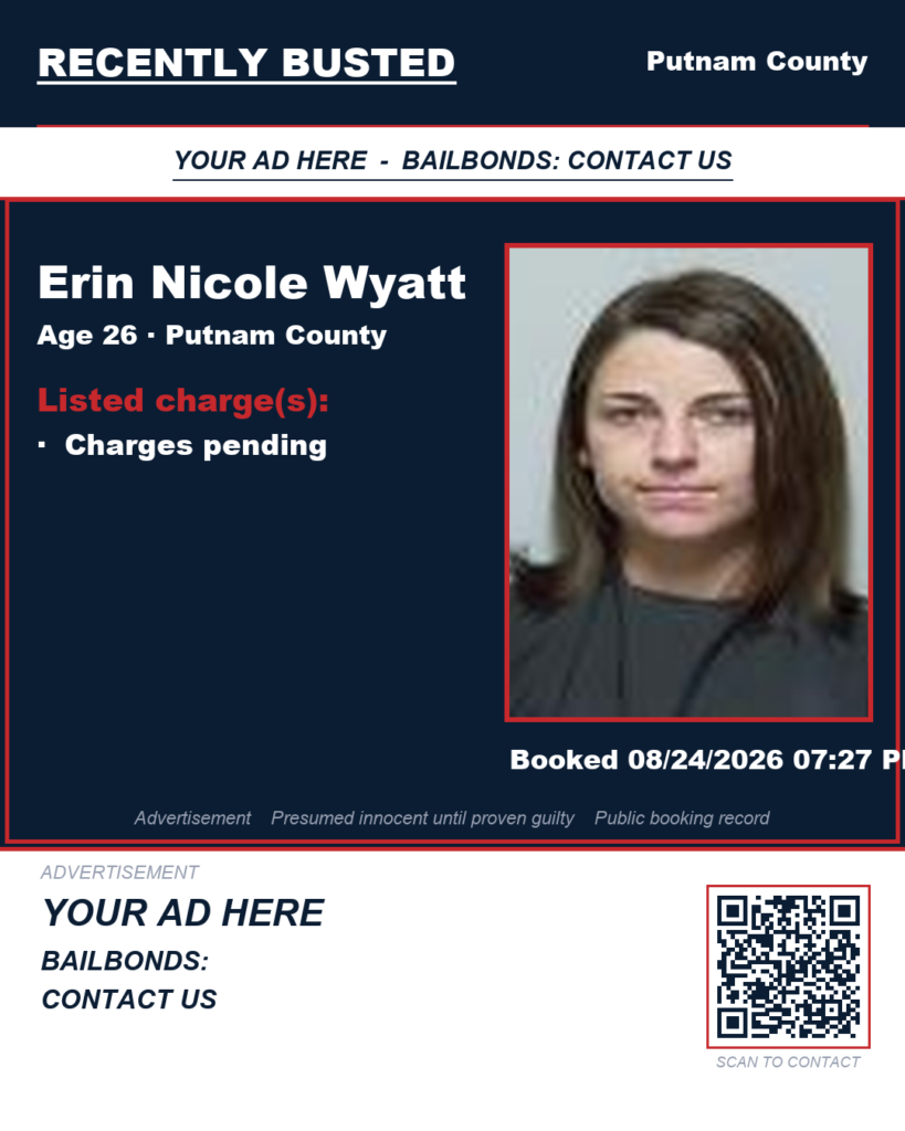 Arrest report - Erin Nicole Wyatt