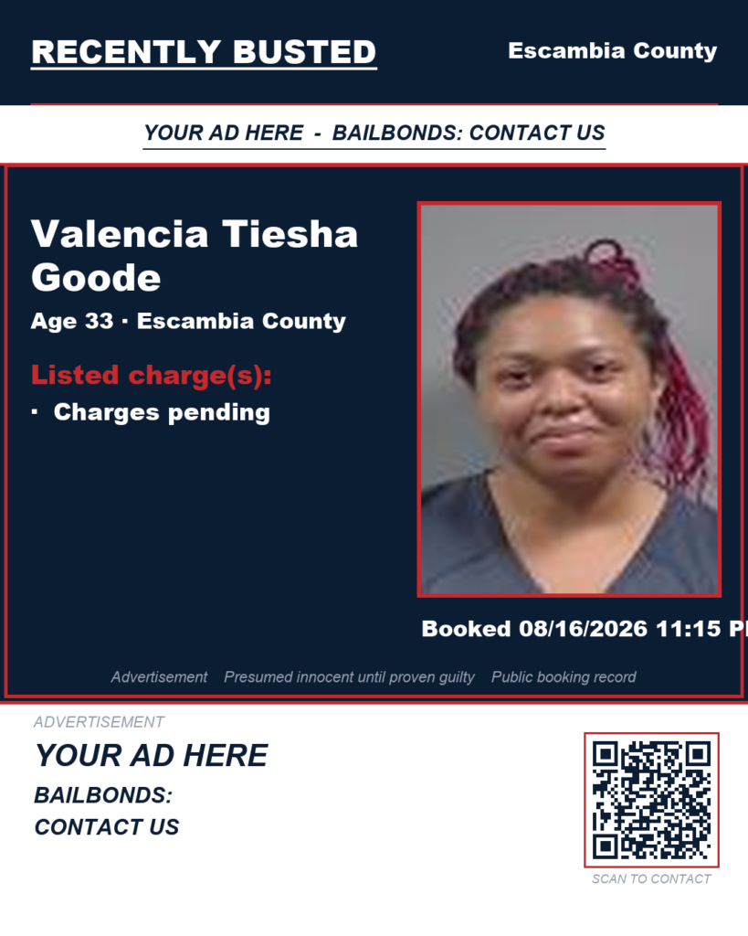 Arrest report - Valencia Tiesha Goode