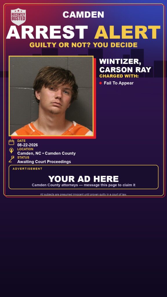 Arrest report — Wintizer, Carson Ray
