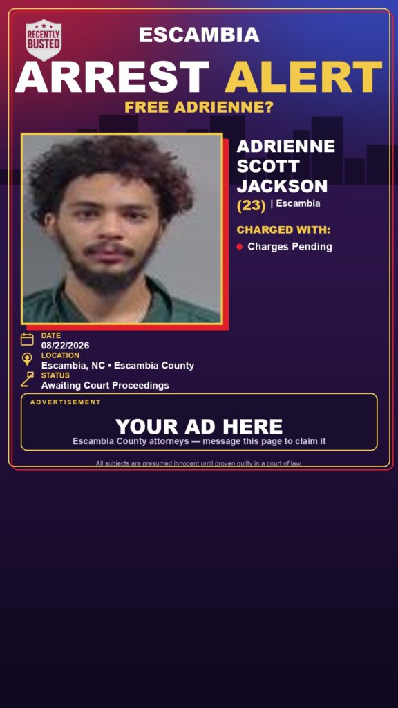 Arrest report - Adrienne Scott Jackson