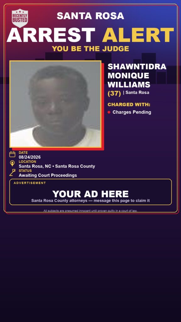 Arrest report - Shawntidra Monique Williams