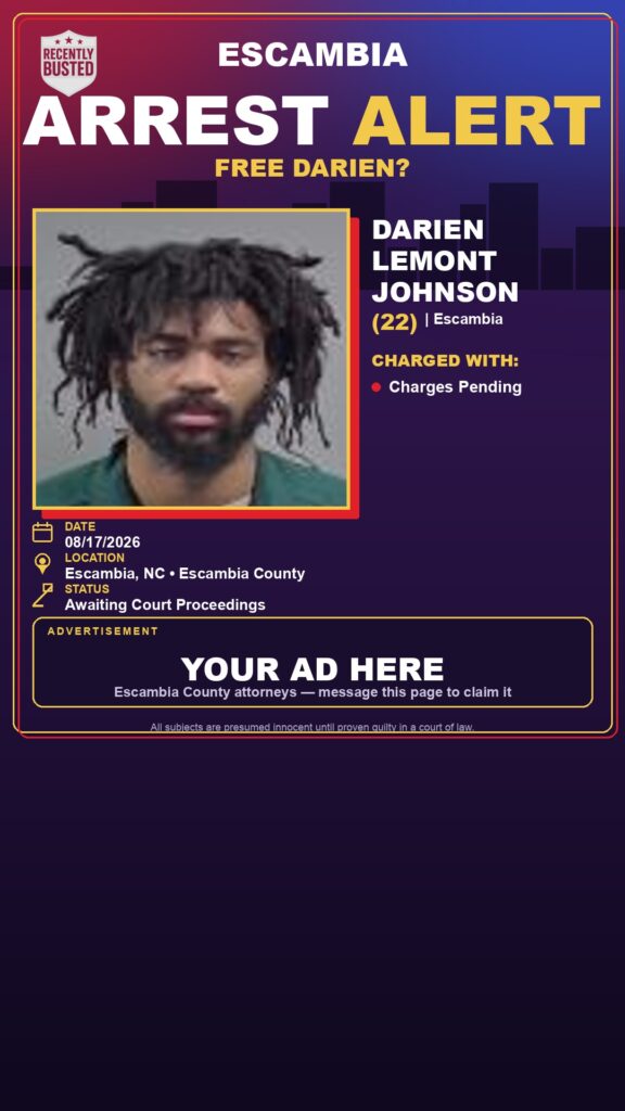 Arrest report - Darien Lemont Johnson