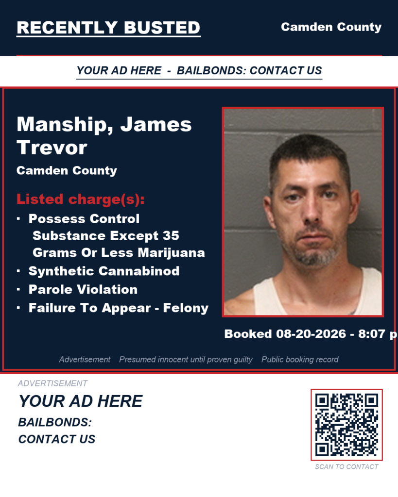 Arrest report — Manship, James Trevor