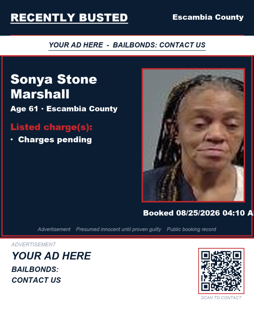 Arrest report - Sonya Stone Marshall