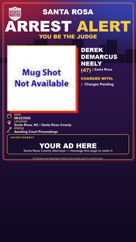 Arrest report — Derek Demarcus Neely