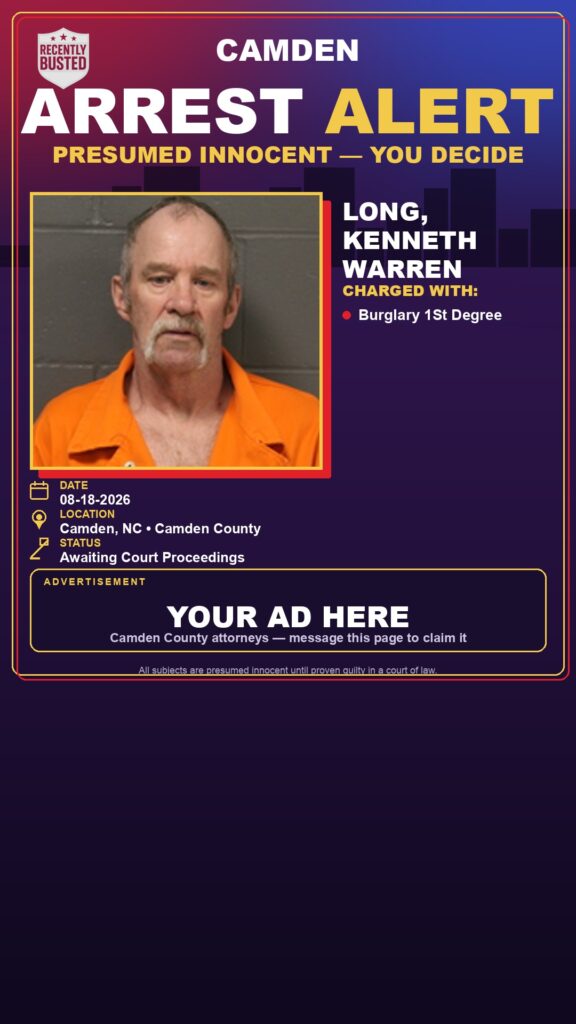 Arrest report — Long, Kenneth Warren