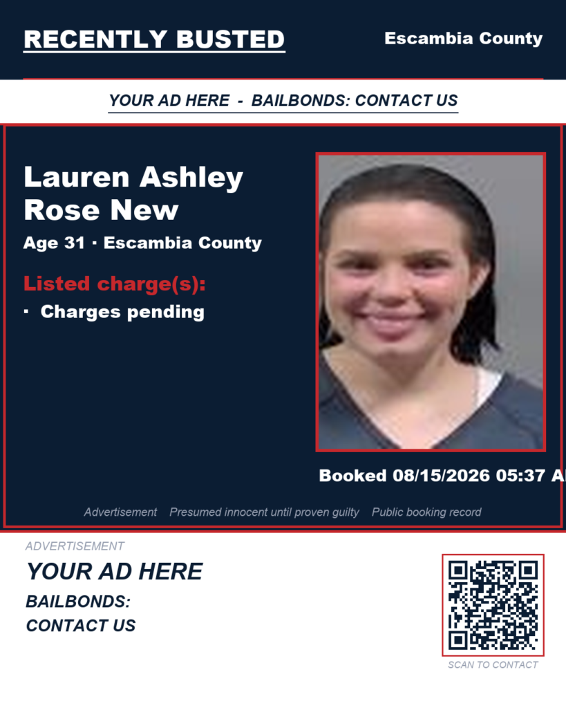 Arrest report - Lauren Ashley Rose New