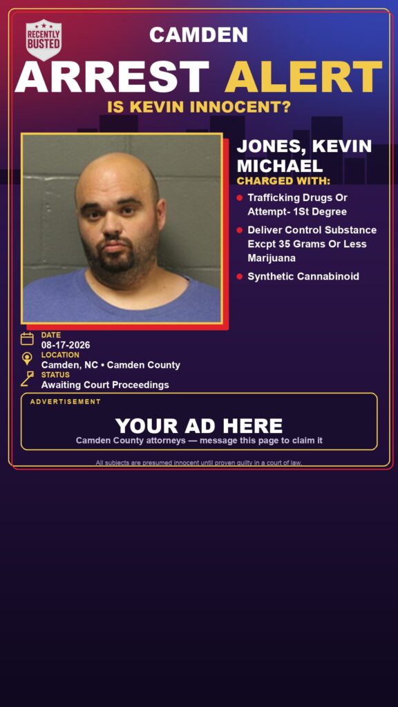Arrest report — Jones, Kevin Michael