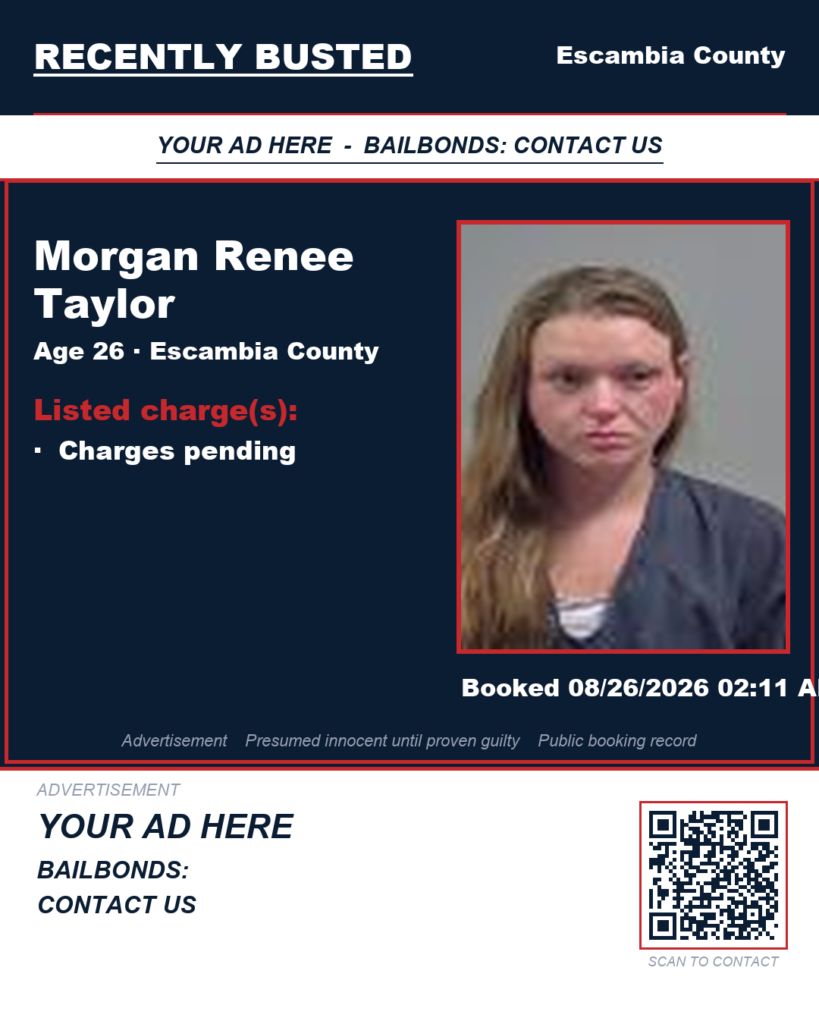 Arrest report - Morgan Renee Taylor