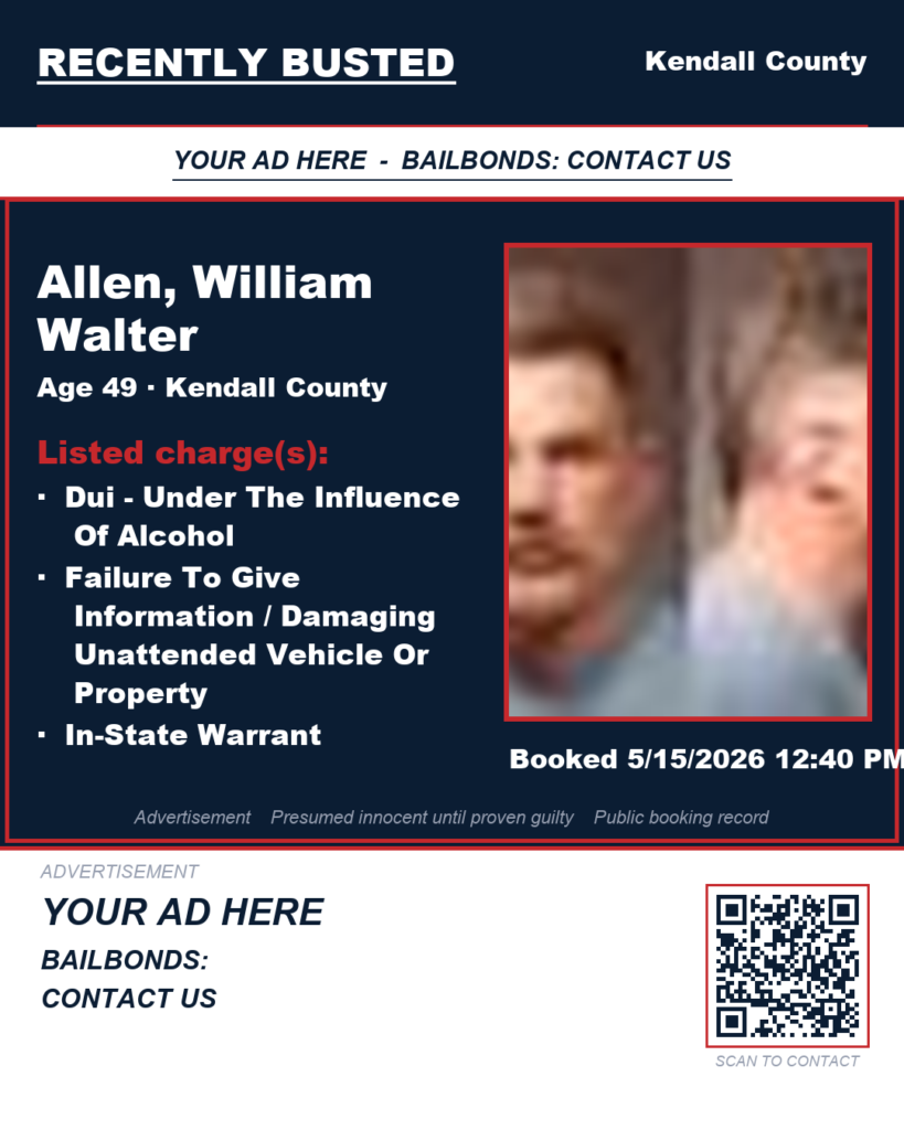 Arrest report — ALLEN, WILLIAM WALTER