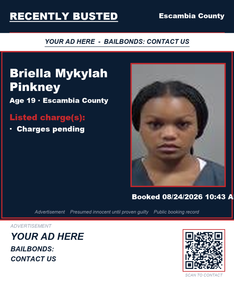 Arrest report - Briella Mykylah Pinkney