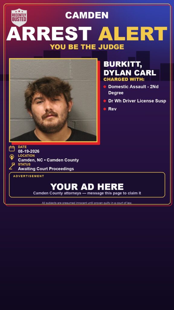 Arrest report — Burkitt, Dylan Carl