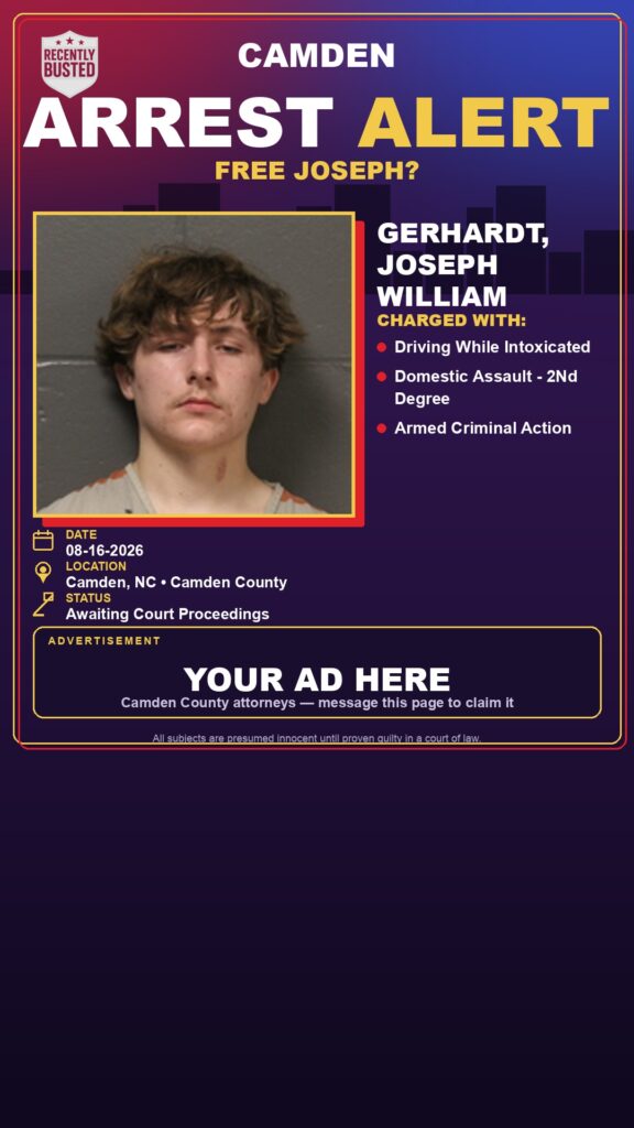 Arrest report — Gerhardt, Joseph William