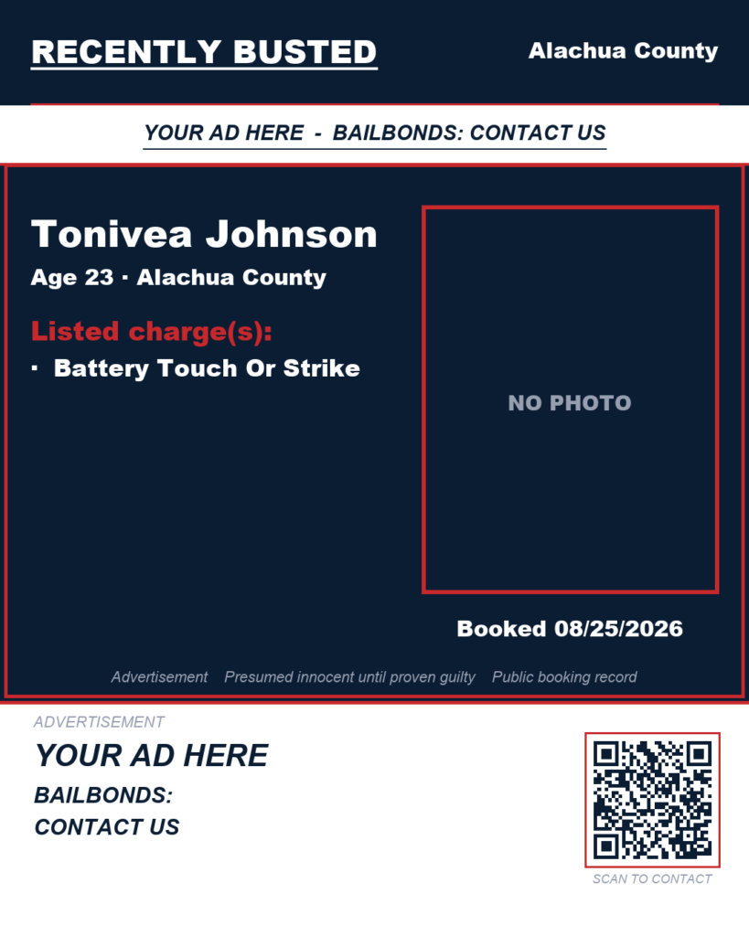 Arrest report — Tonivea Johnson