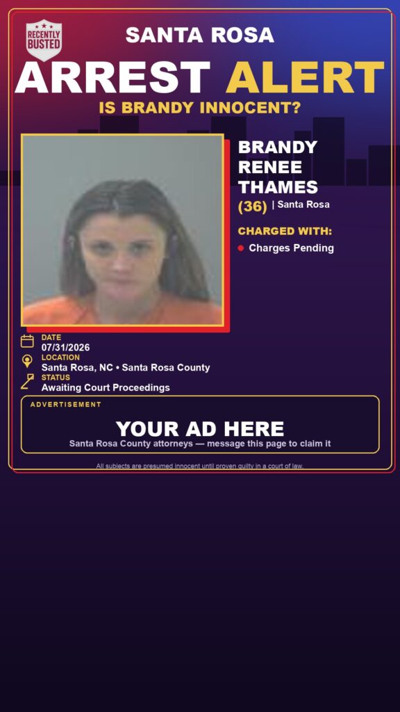 Booking photo of Brandy Renee Thames