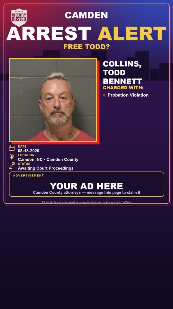 Arrest report — Collins, Todd Bennett