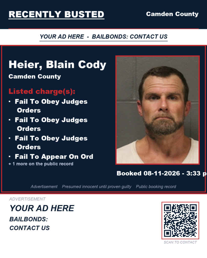 Arrest report — Heier, Blain Cody