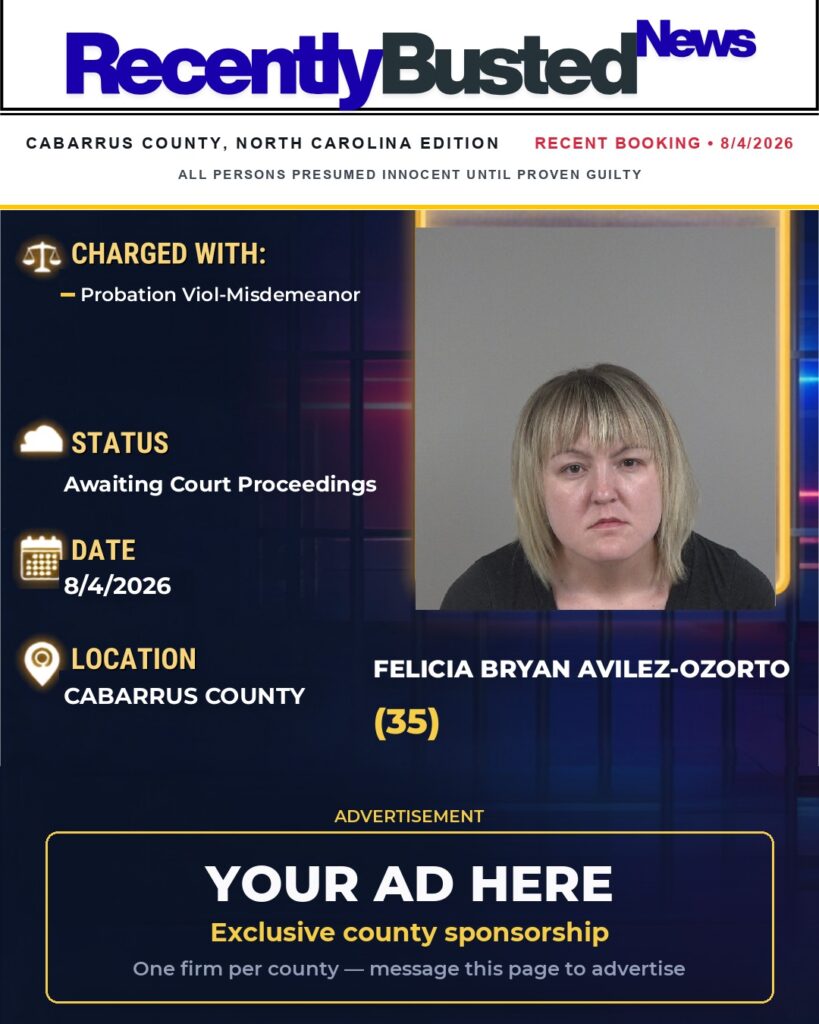Arrest report โ FELICIA BRYAN AVILEZ-OZORTO