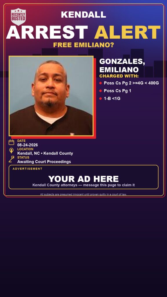 Arrest report — Gonzales, Emiliano