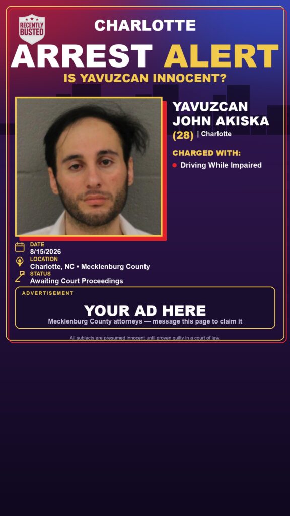 Arrest report — YAVUZCAN JOHN AKISKA