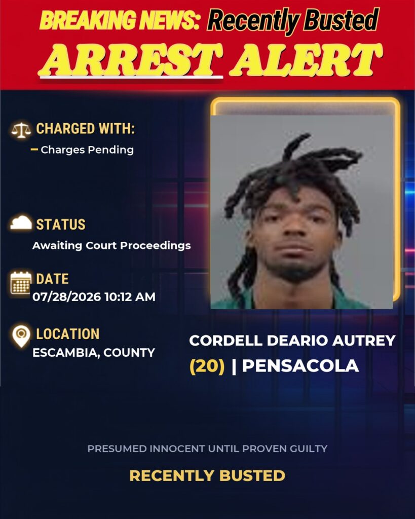 Arrest report — Cordell Deario Autrey