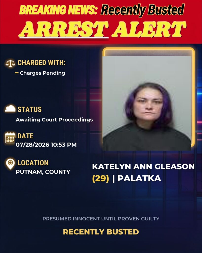 Arrest report — Katelyn Ann Gleason