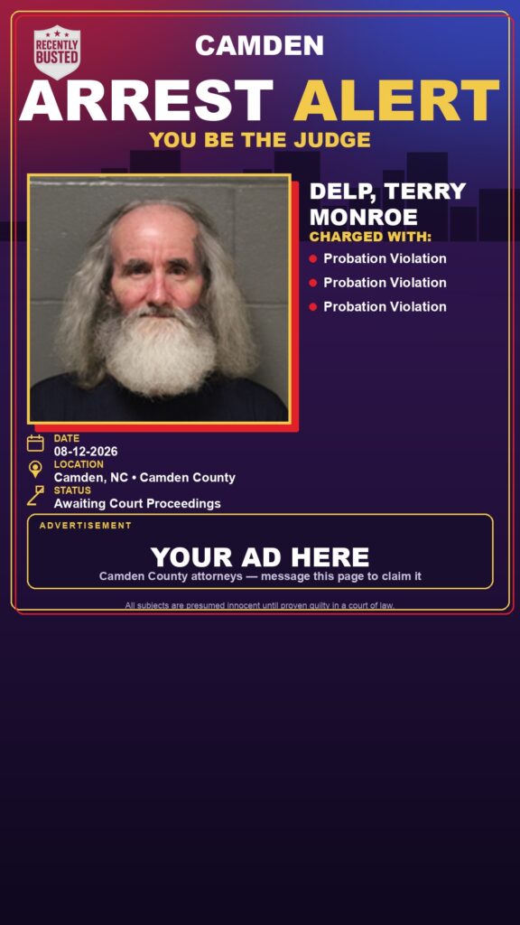Arrest report — Delp, Terry Monroe