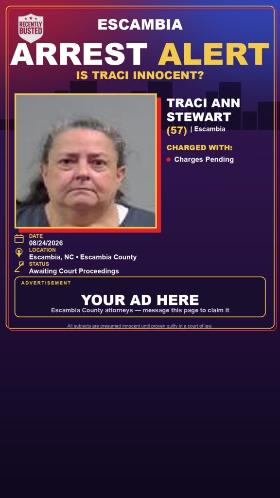 Arrest report - Traci Ann Stewart