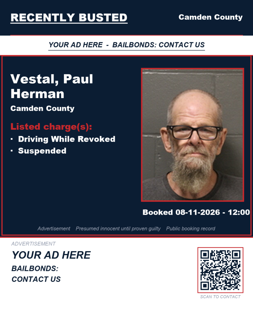 Arrest report — Vestal, Paul Herman