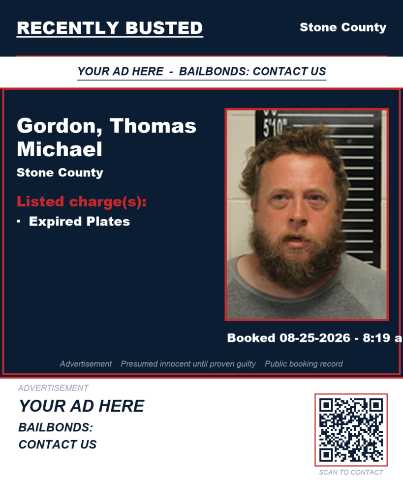 Arrest report — Gordon, Thomas Michael