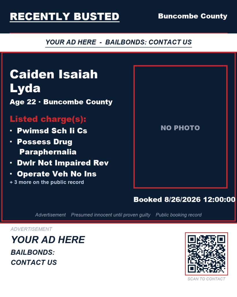 Arrest report - CAIDEN ISAIAH LYDA