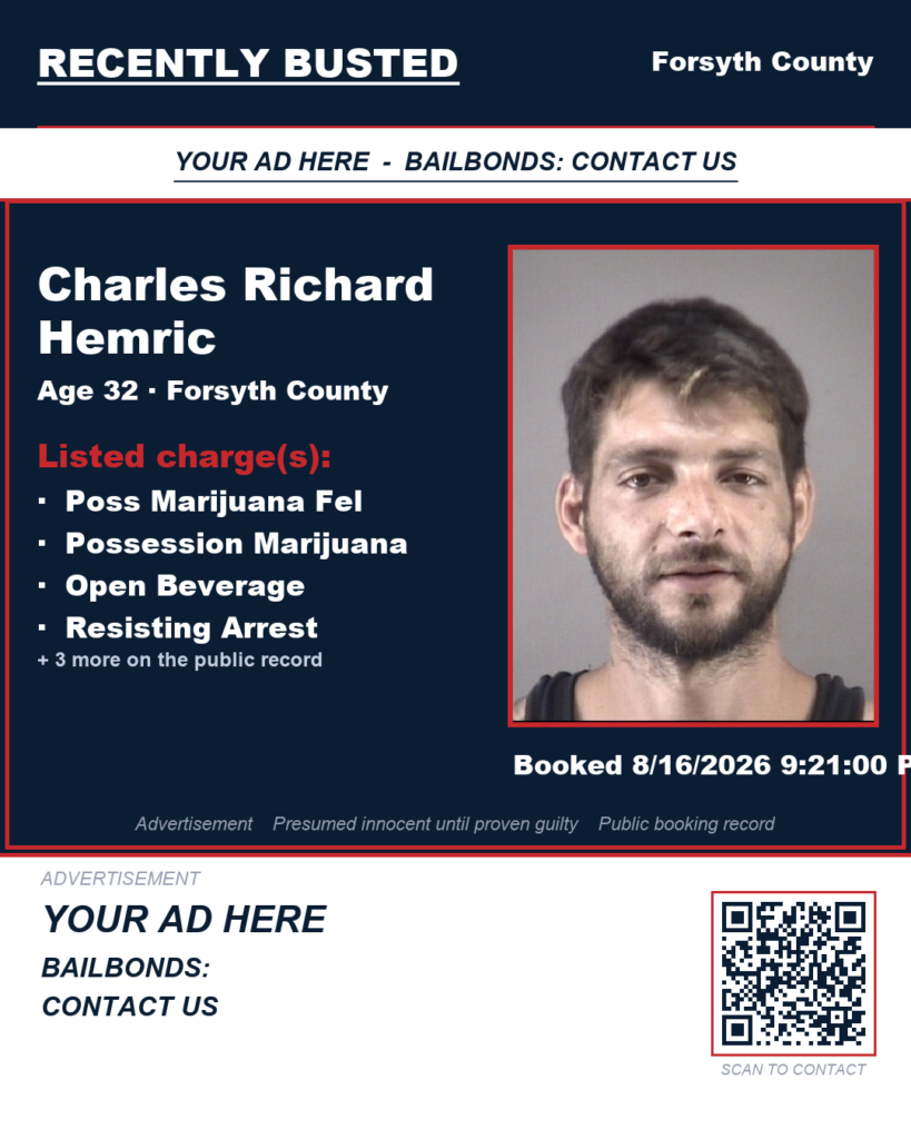 Arrest report — CHARLES RICHARD HEMRIC