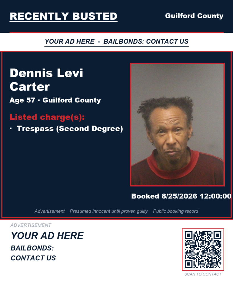 Arrest report - DENNIS LEVI CARTER