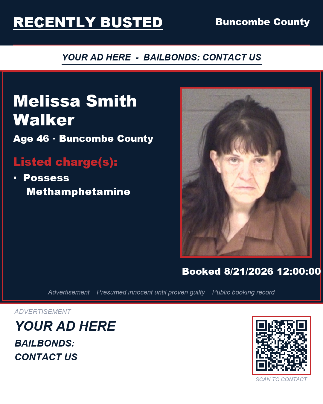 Arrest report - MELISSA SMITH WALKER