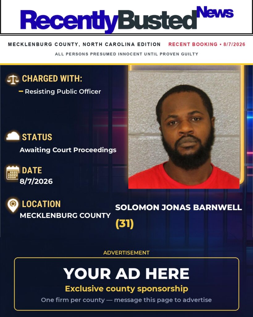 Arrest report โ SOLOMON JONAS BARNWELL