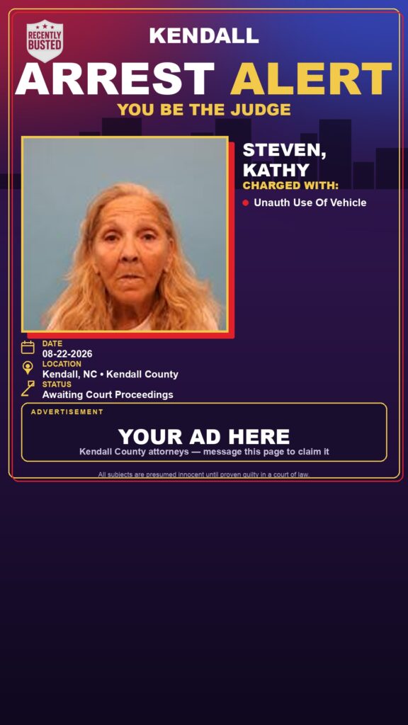 Arrest report — Steven, Kathy
