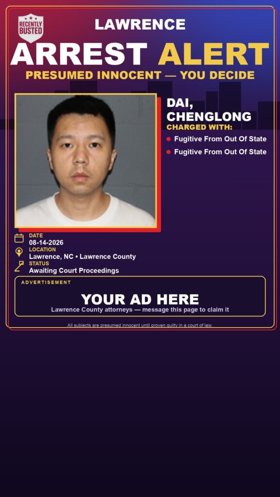 Arrest report — DAI, CHENGLONG