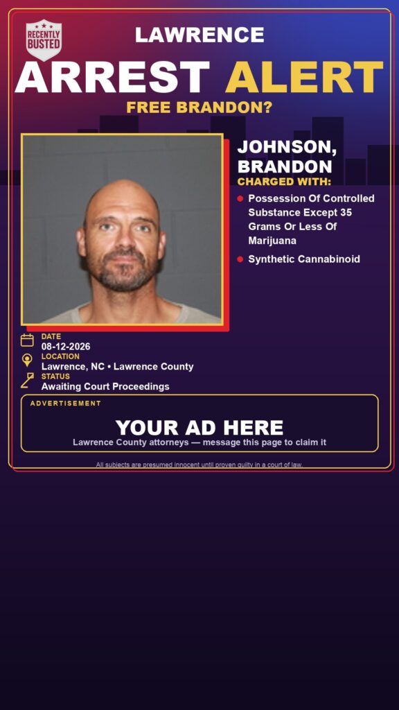 Arrest report — JOHNSON, BRANDON